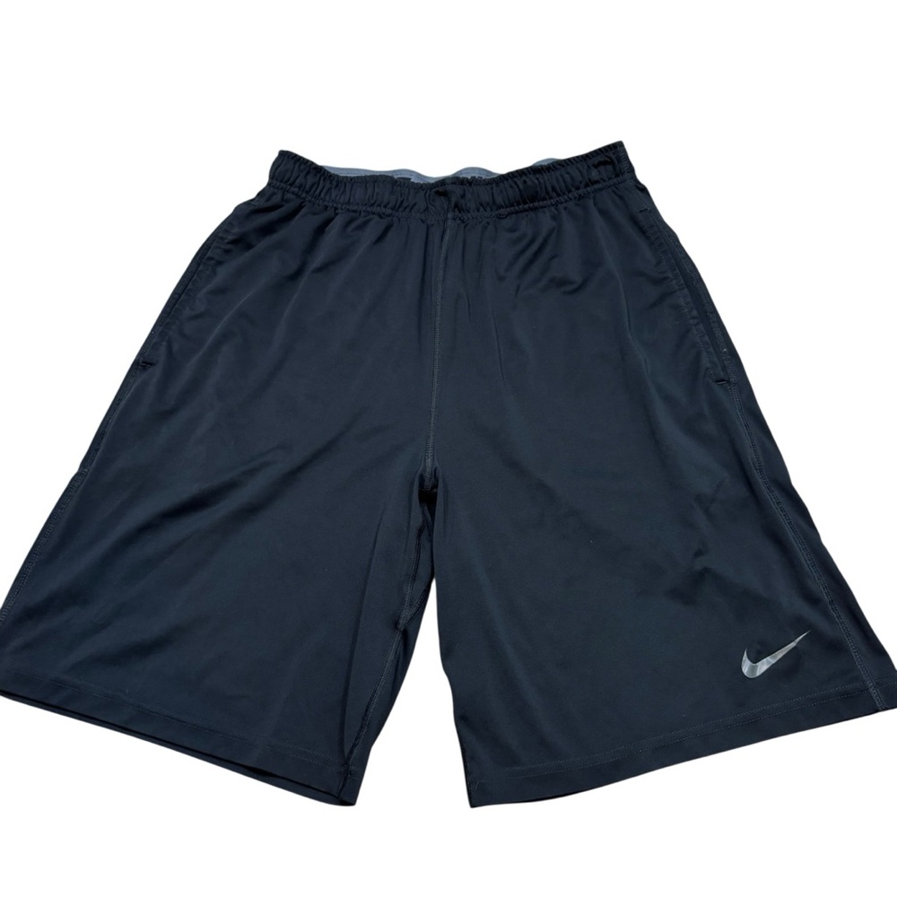 Men’s Nike Dri-Fit Black Athletic Shorts‎ Size Medium 9.5” inseam